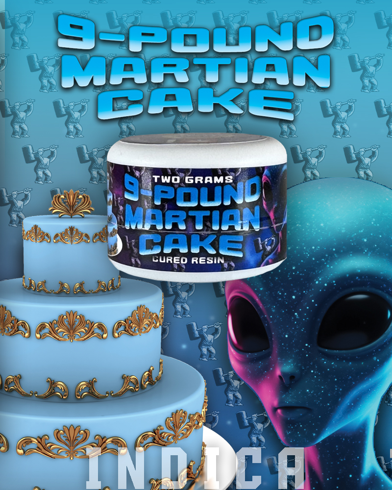 MC Spectrum Cannabis - MY CHOICE -cured-resin 9 pound Martian Cake indica MC Spectrum Cannabis - MY CHOICE -cured-resin 9 pound Martian Cake indica